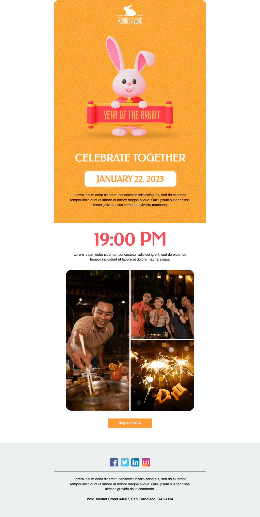 Laravel Mail Template - Year of the Rabbit